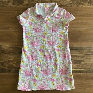Barbie X Forever 21 Kids Tropical Print Polo Dress Girls’ 13/14